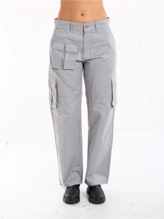 House of Sunny Pants - House of Sunny Easy Rider Pants in Light Gray | XS